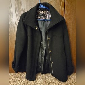 Black pea coat